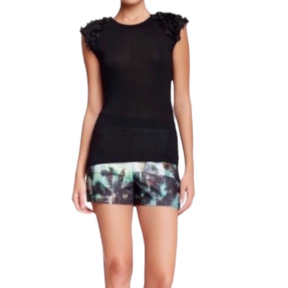 Ted Baker Jasiri Palm Tree Printed Dress Cotton Festival Tropical Beach Shorts - Picture 10 of 11